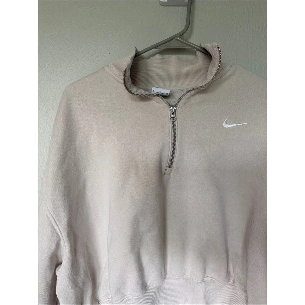 Nike Sportswear Phoenix Fleece 1/4-Zip Cropped Sweatshirt